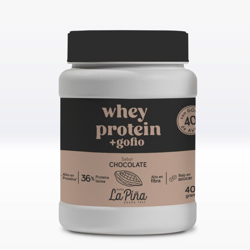 Batido de proteína whey sabor chocolate